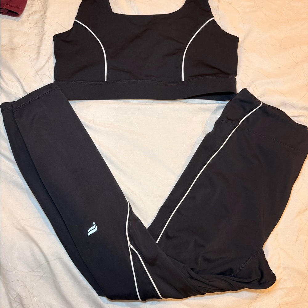 Fabletics Black Activewear Set